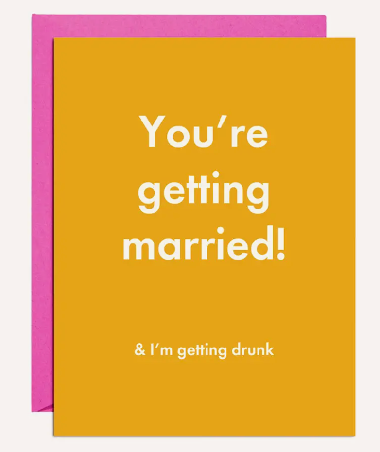 Married & Drunk | Wedding Card