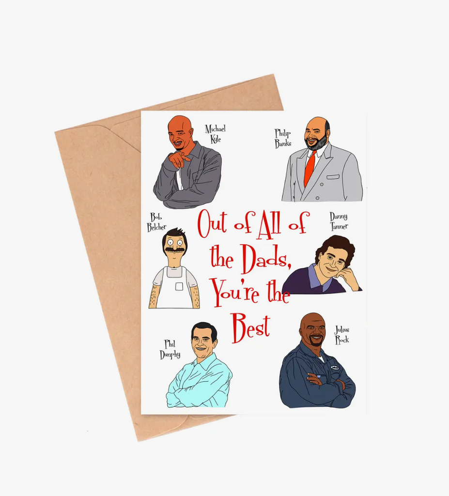 Best TV Dad Father's Day Card