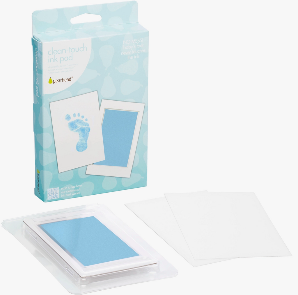 Blue Handprint or Footprint Clean-Touch Ink Pad