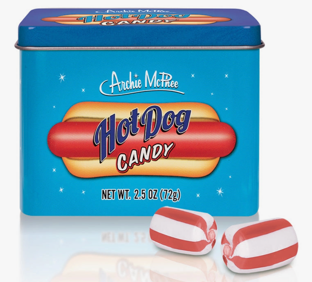 Hot Dog Candy Tin 6 Piece