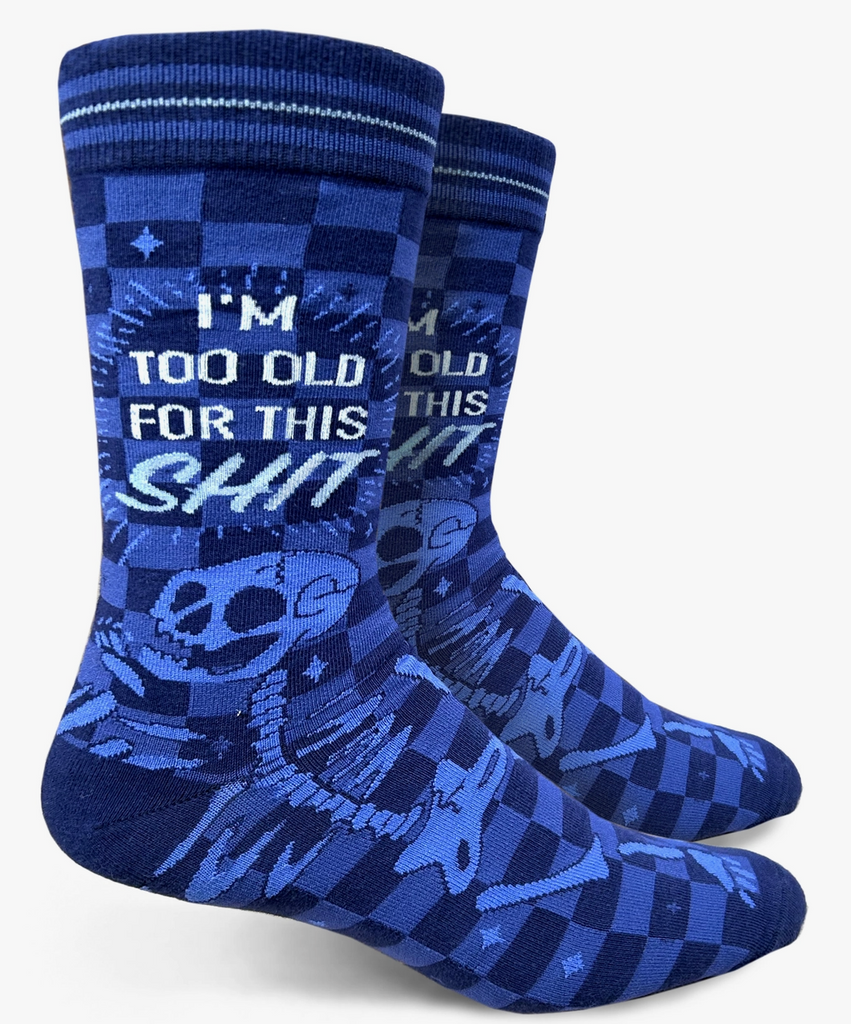I'm Too Old For This Shit Men's Crew Socks