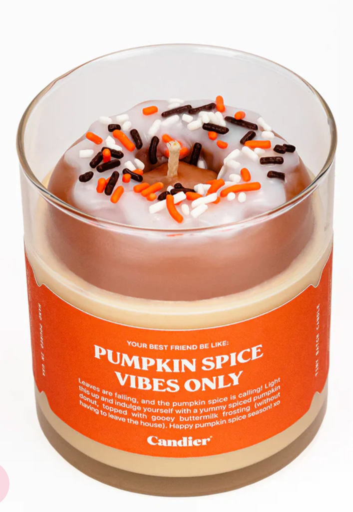 Pumpkin Spice Donut Candle