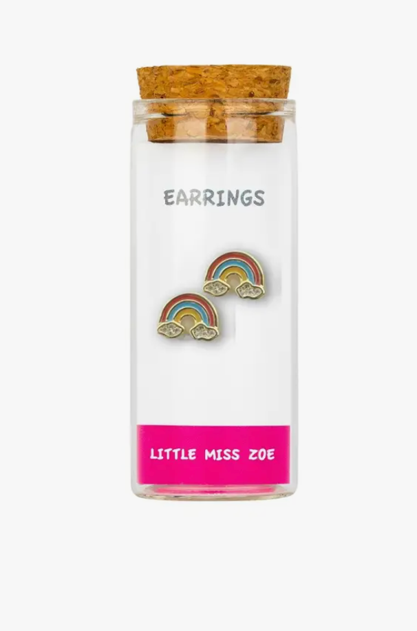 Rainbow Earrings in A Bottle