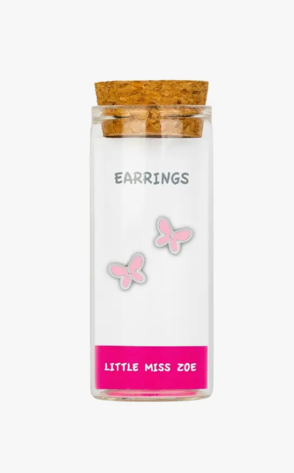 Butterfly Earrings in A Bottle