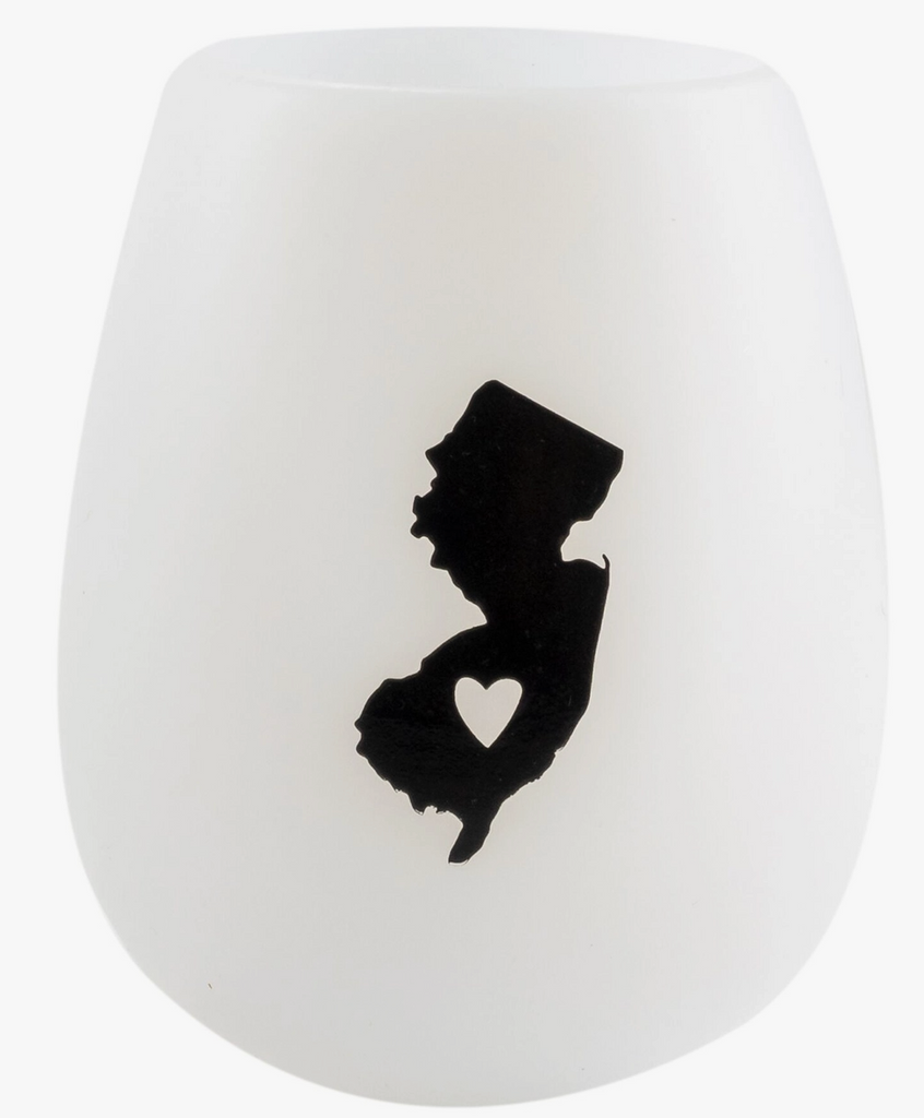 New Jersey Stemless Silicone Wine Glass