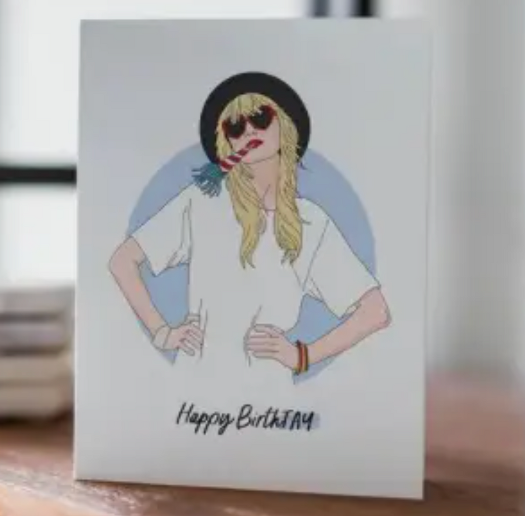 Happy Birthtay Taylor Swift Birthday Card