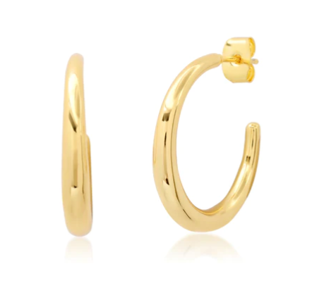 Small Thin to Thick Gold Hoops