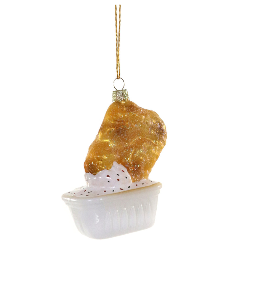 Chicken Nugget with Dipping Sauce Ornament