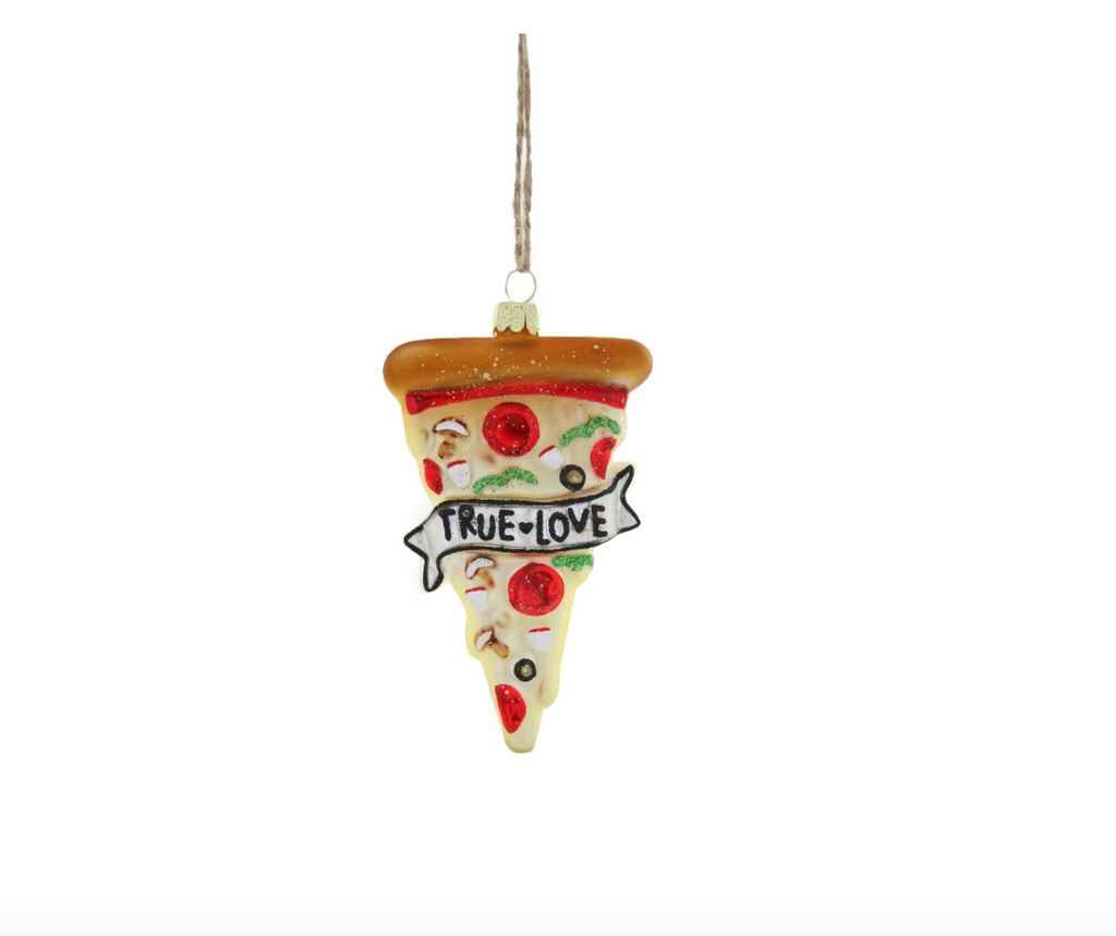 True Love Pizza Ornaments