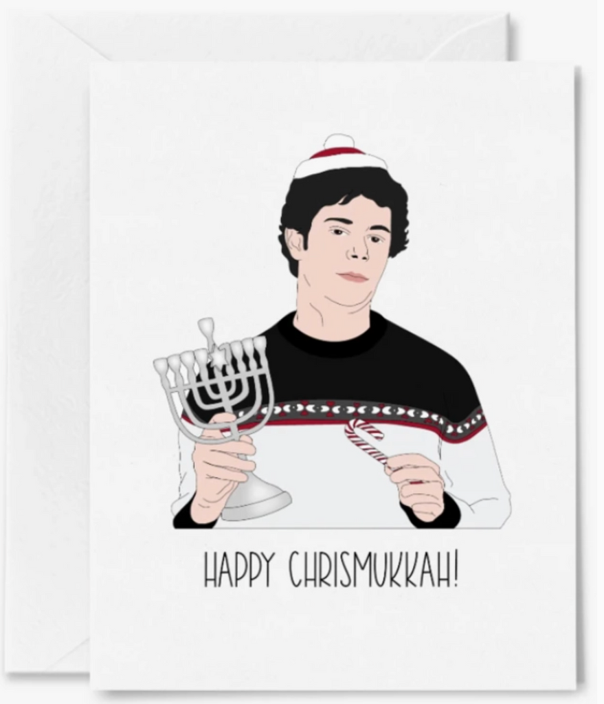 The Oc Seth Cohen Happy Chrismukkah Card
