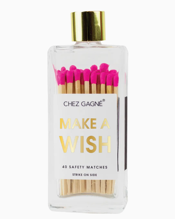 Make A Wish Matches - Glass Bottle Matchsticks