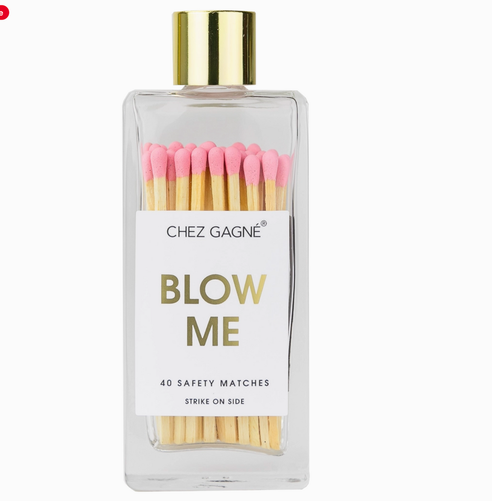 Blow Me Matches - Glass Bottle Matchsticks