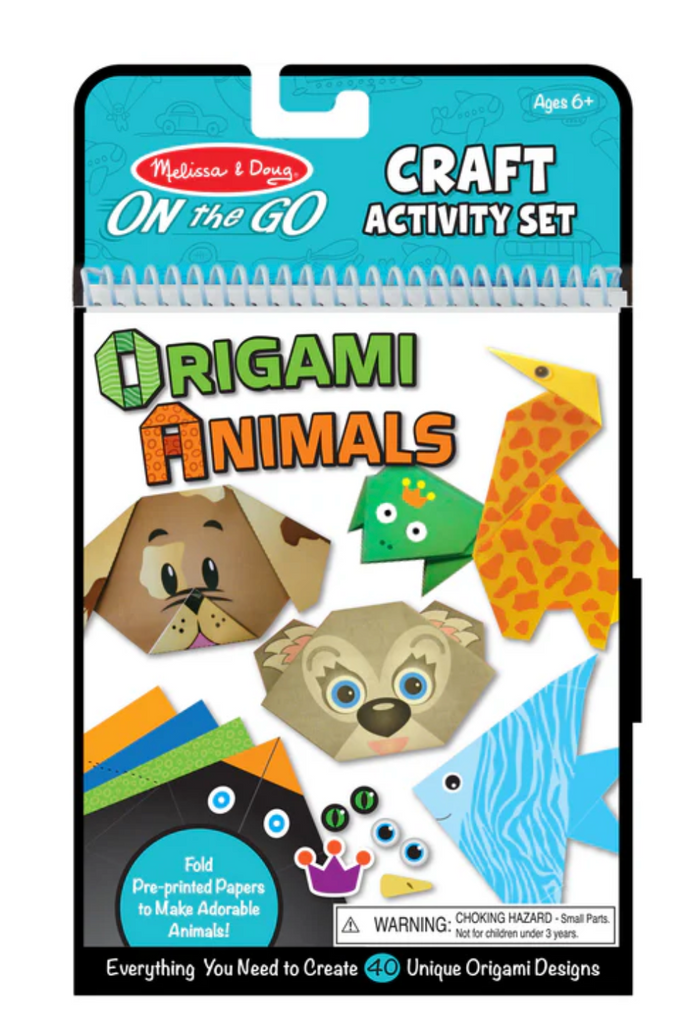 Melissa and Doug: On the Go Origami Animals Craft Activity Set