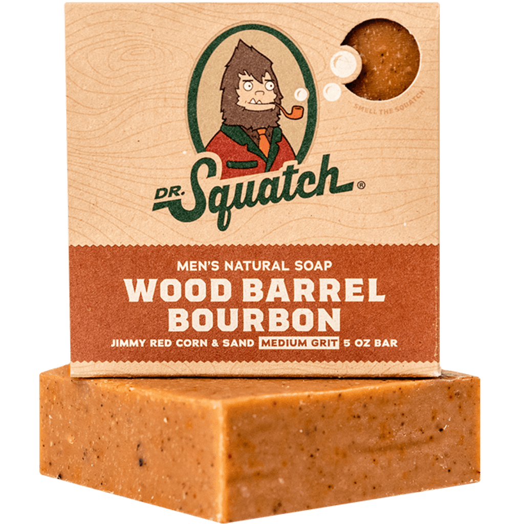 Wood Barrel Bourbon Bar Soap