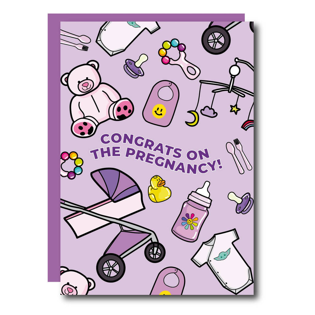 Congrats On the Pregnancy! Baby Greeting Card