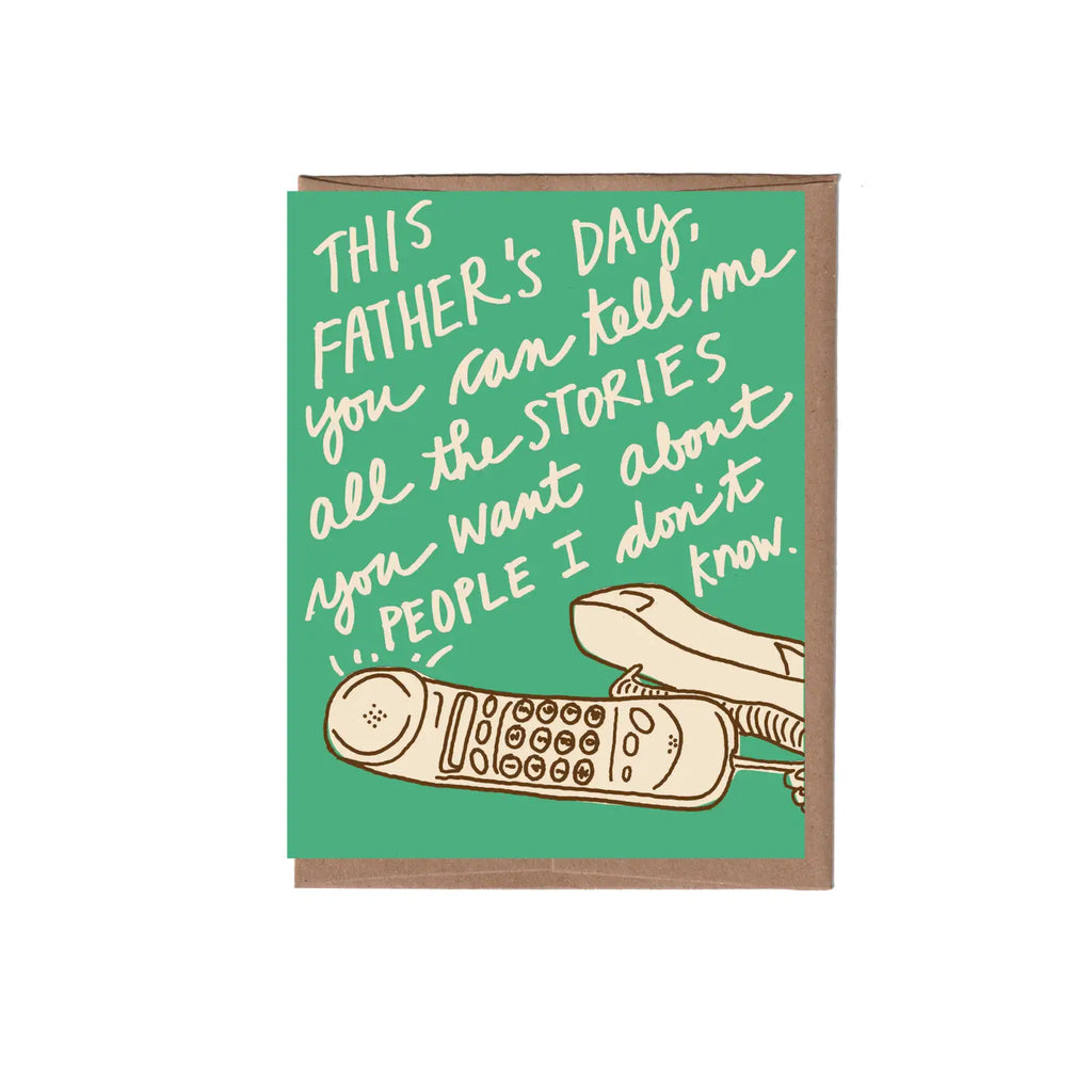 Dad Stories Father's Day Greeting Card