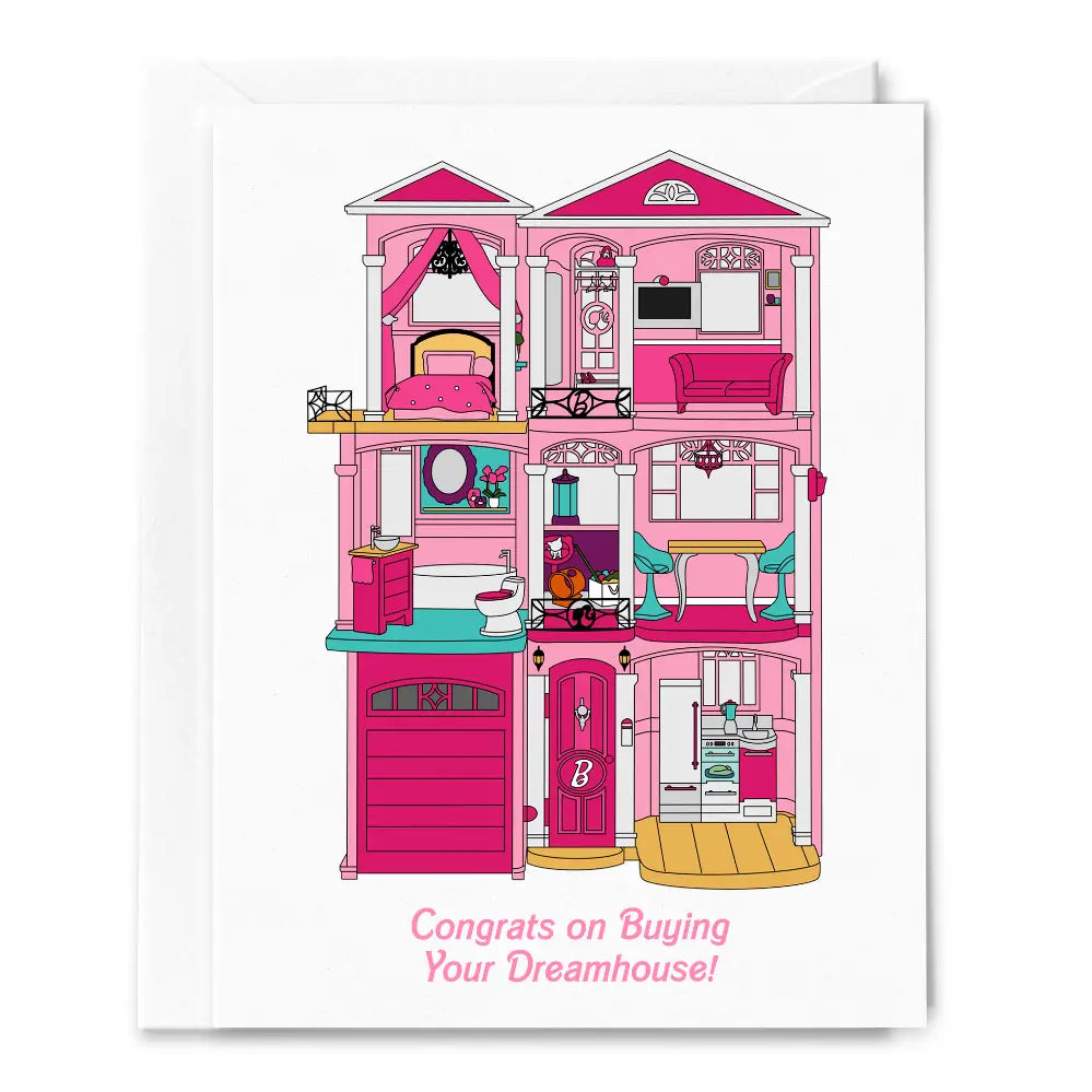 Congrats On Buying Your Dreamhouse! Barbie Dreamhouse Card