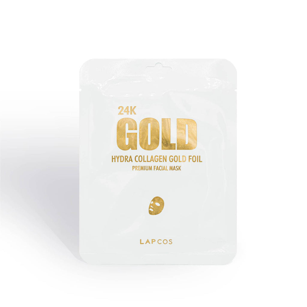 24k Gold Foil Premium Face Mask Single