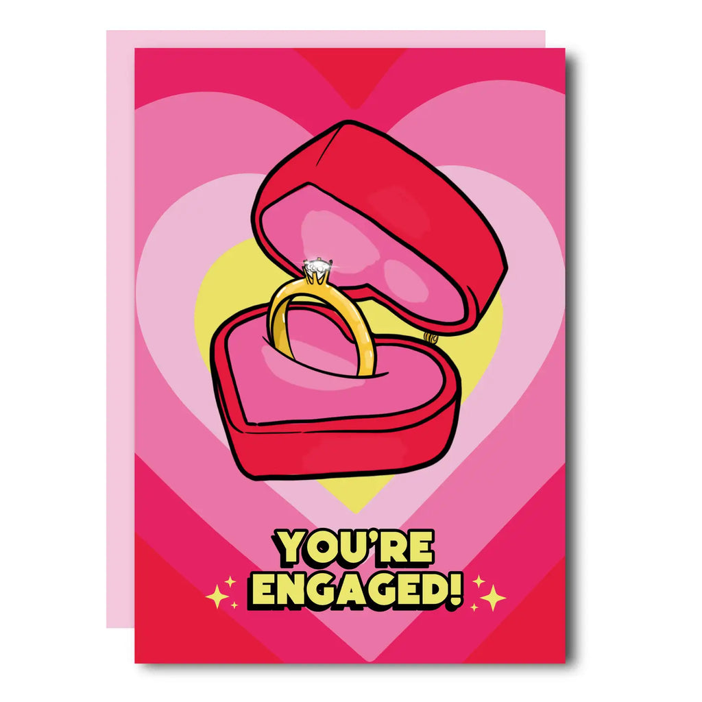 You're Engaged! Ring Marriage Wedding Greeting Card