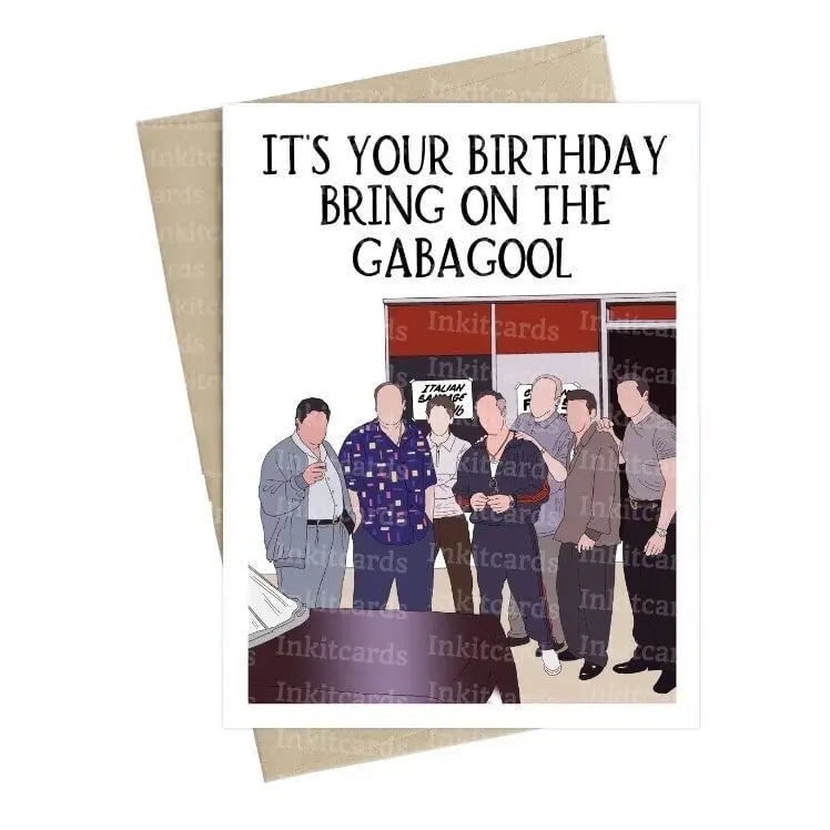 Birthday Gabagool Sopranos card