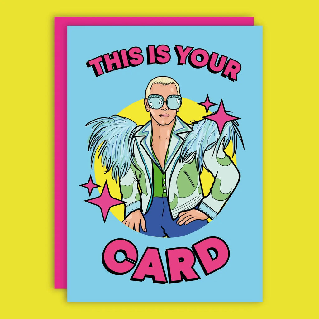 Elton John This Is Your Card Greeting Card