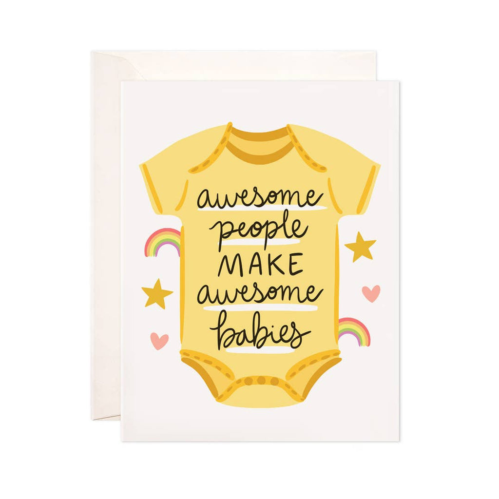 Previously ordered  Awesome Babies Greeting Card - New Baby Card