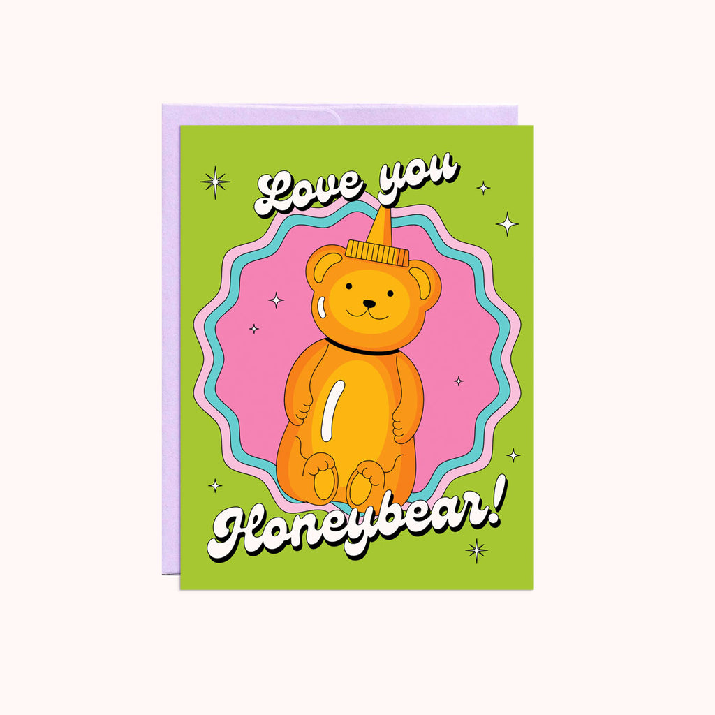 Love You Honeybear Valentine's Day Card