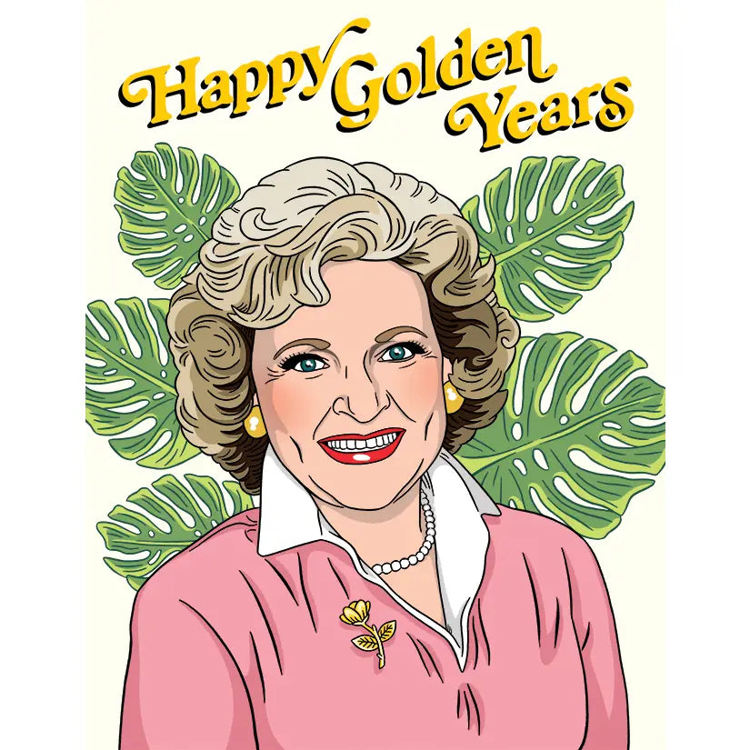 Happy Golden Years Retirement Card