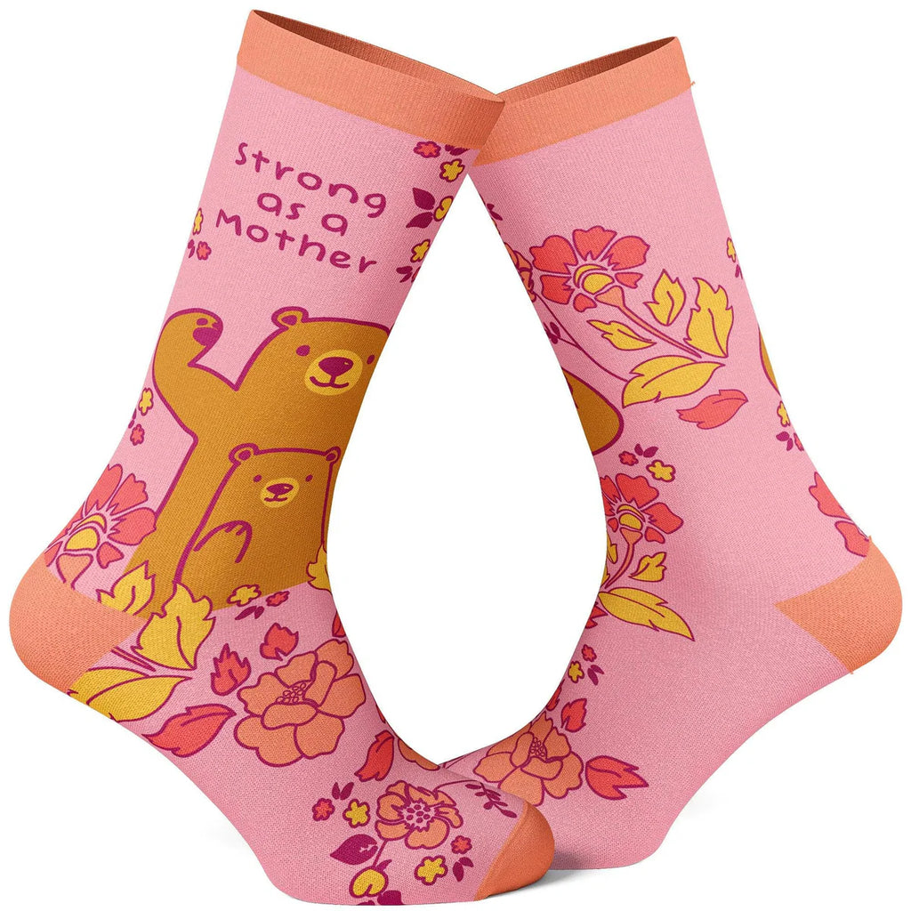 Women's strong as a mother socks