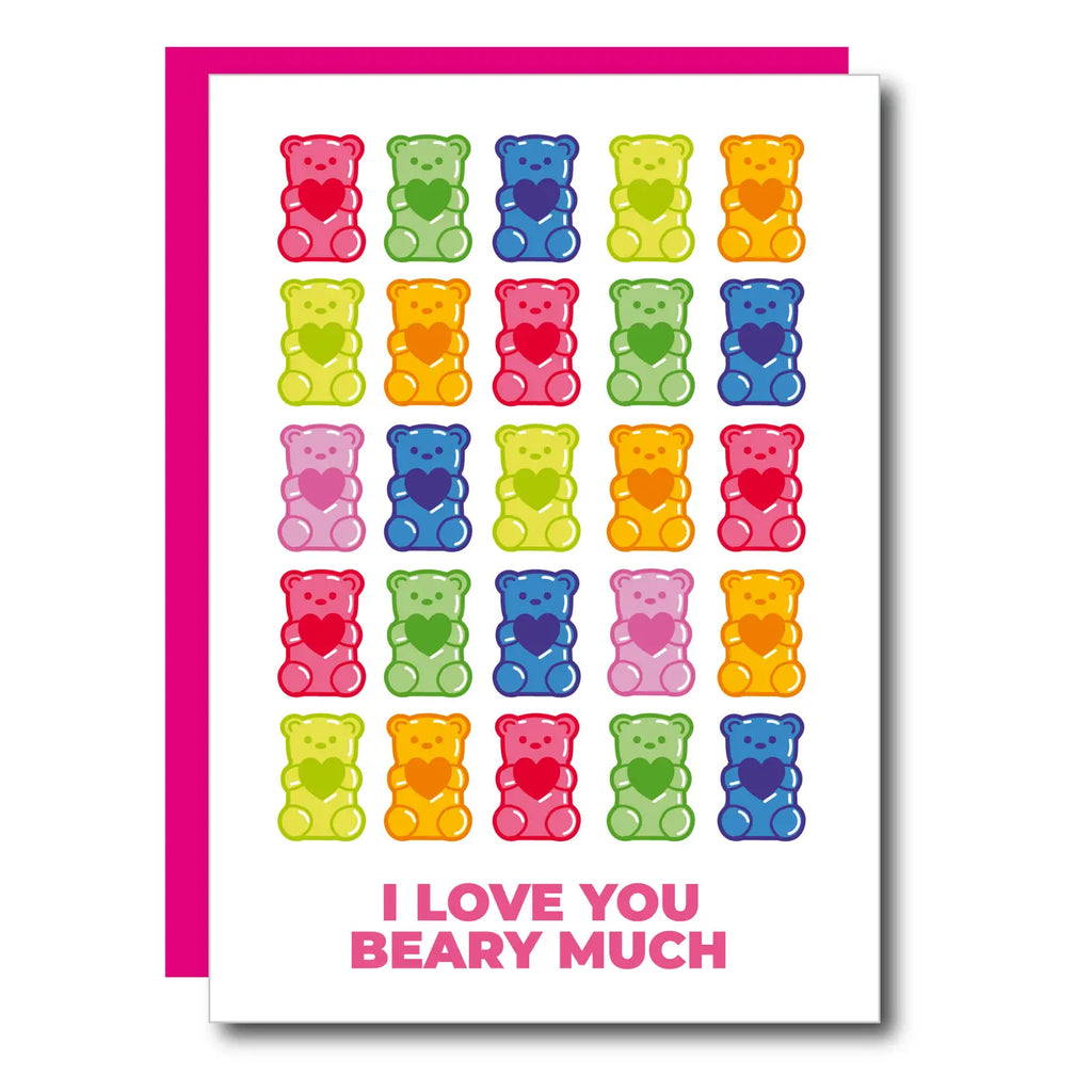 I Love You Beary Much Valentine's Day Card