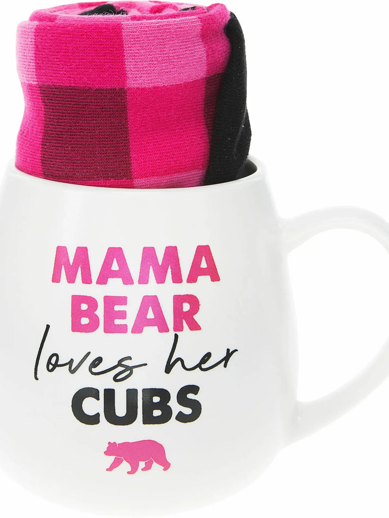 Mama Bear 15.5 oz Mug and Sock Set