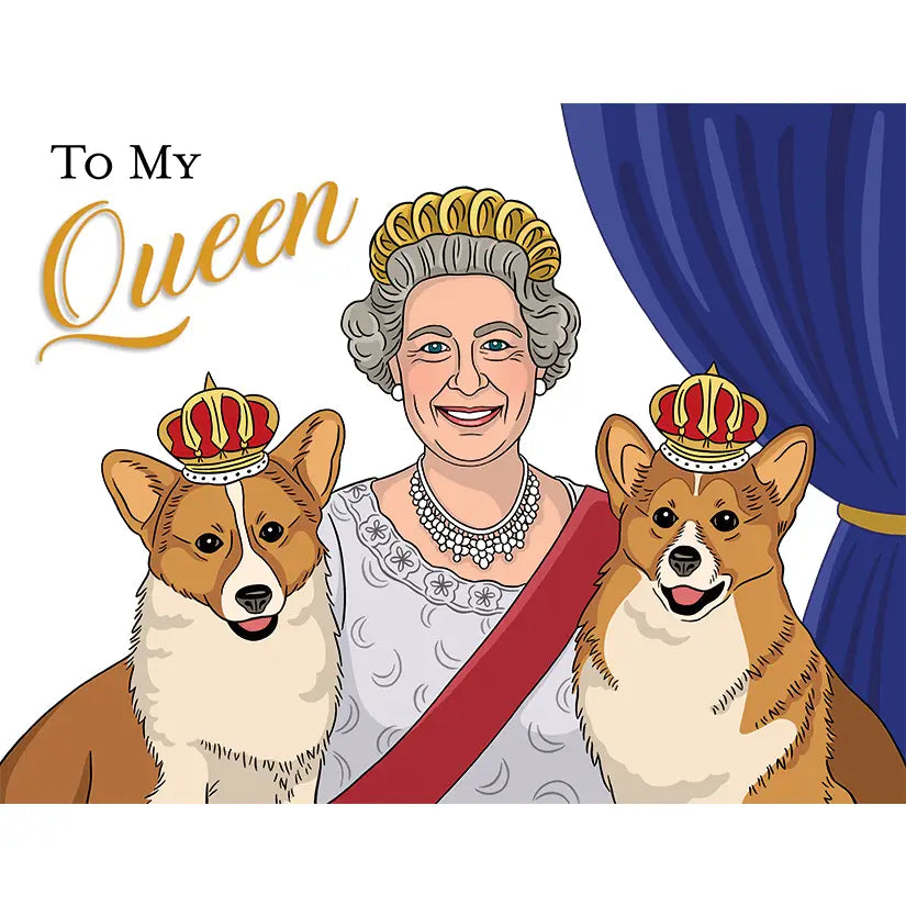 Queen of England Mother's Day Card