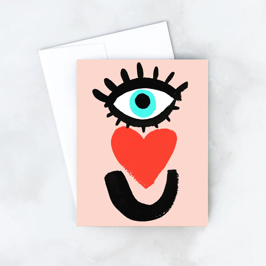 Eye <3 U Card