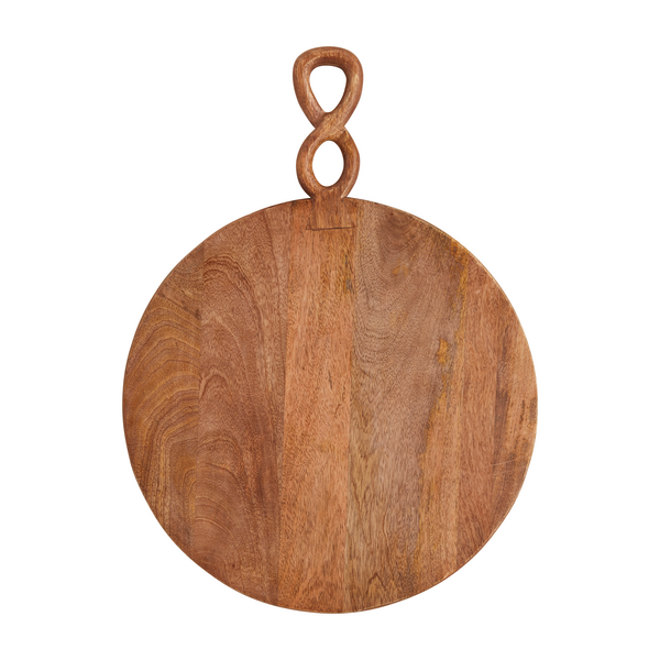 Large Twisted Handle Round Board