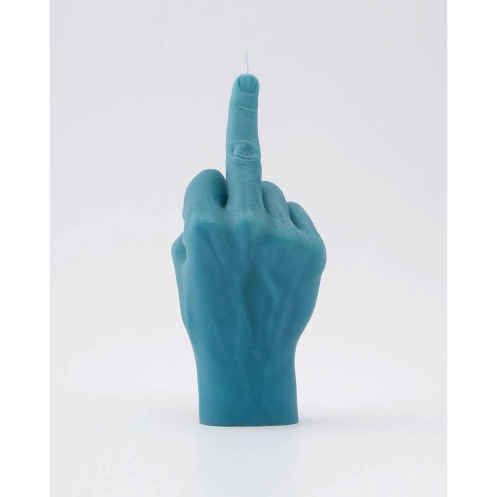 Blue Candle Hand "Fuck You"