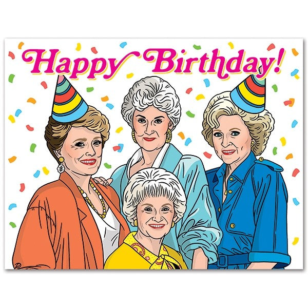 Golden Girls Happy Birthday Card