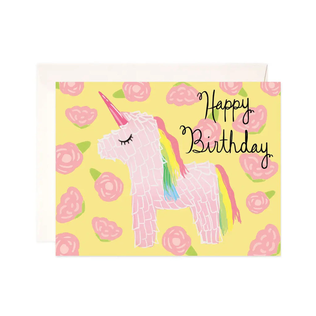 Unicorn Birthday Greeting Card - Birthday Card