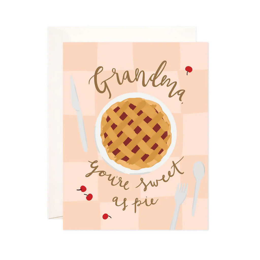 Grandma's Pie Greeting Card - Perfect for Mother's Day