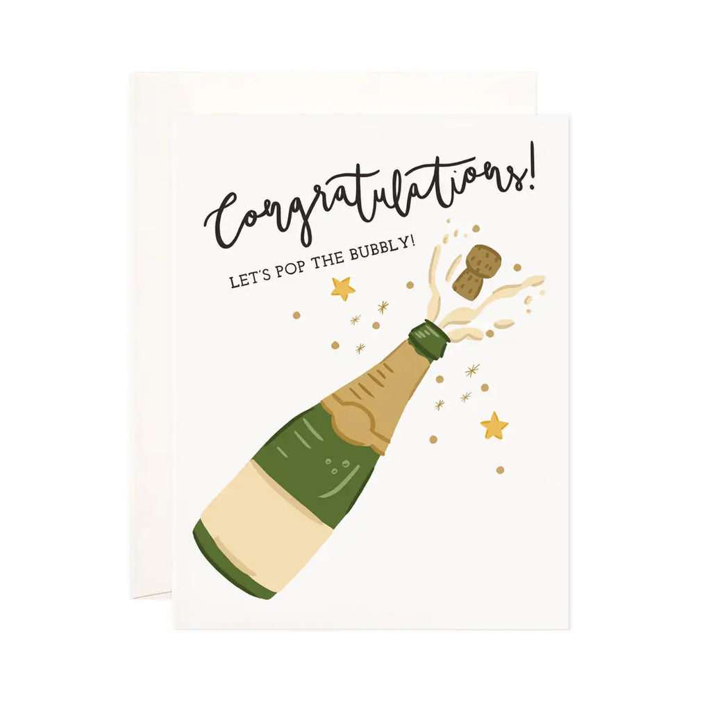 Bubbly Congrats Greeting Card