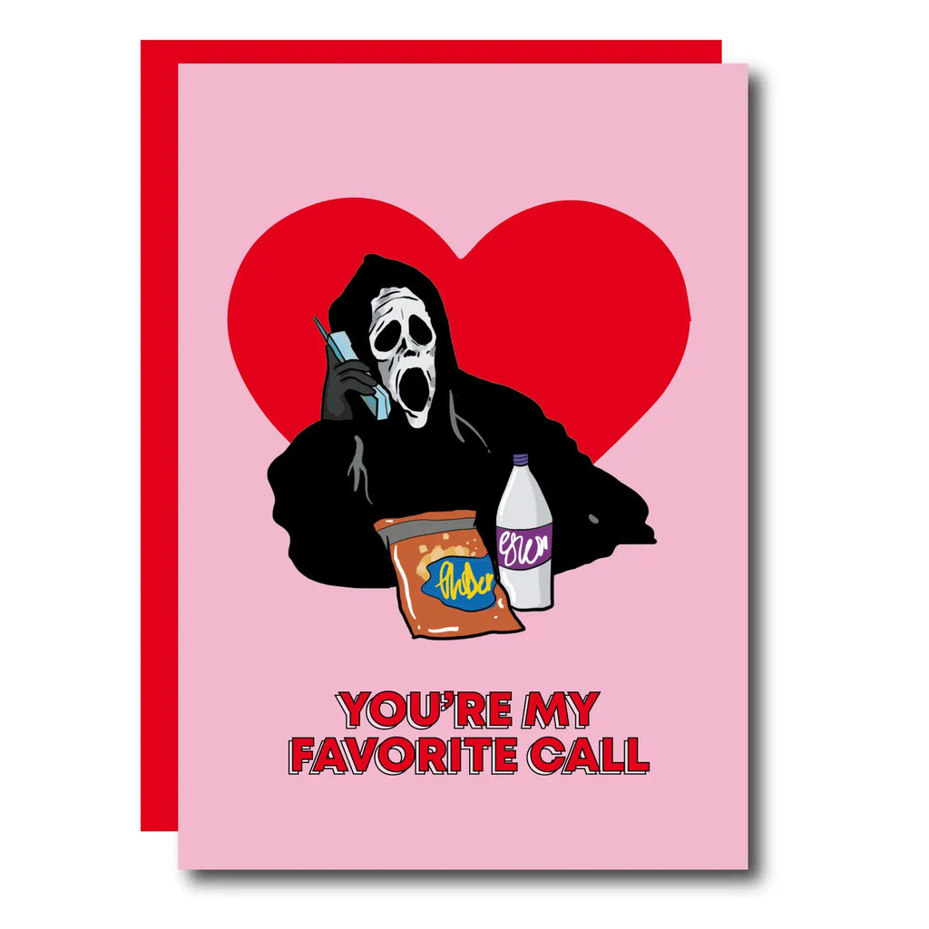 Ghostface You're my Favorite Call Valentines Day Card