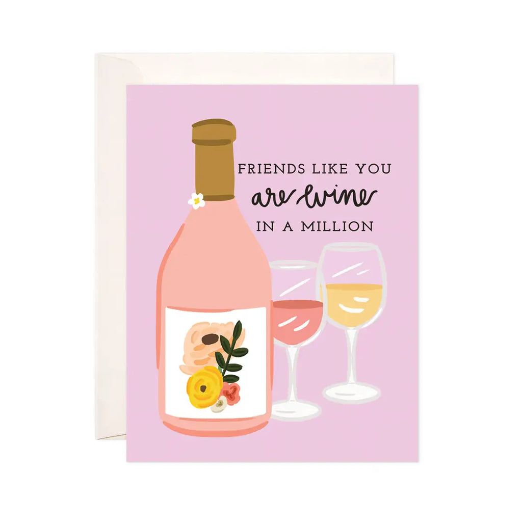 Wine In A Million Greeting Card