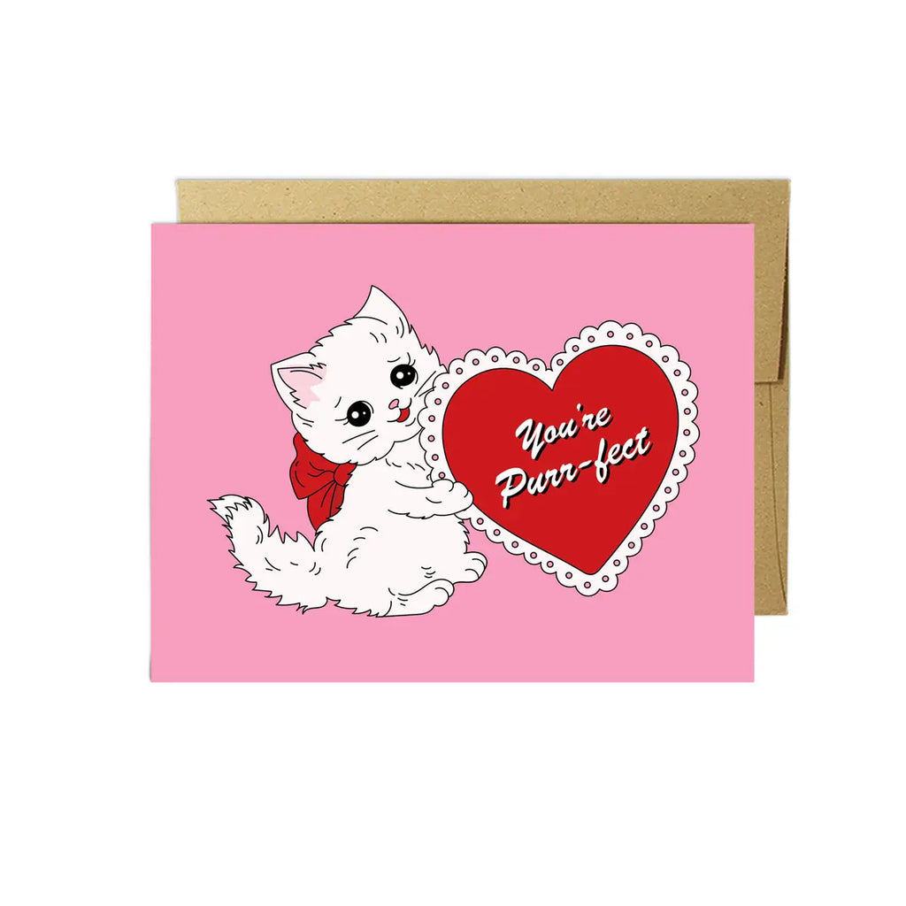 You're Purr-fect Valentine's Day Card