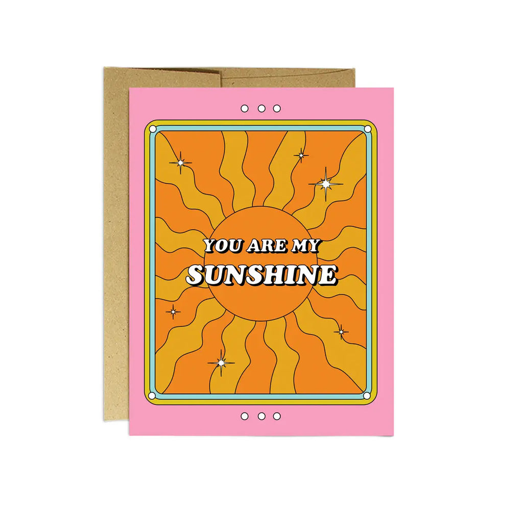 You Are My Sunshine Valentine's Day Card