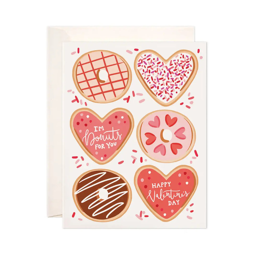 Valentine Donuts Greeting Card