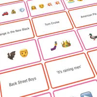 Name The Emoticon Flash Card Game