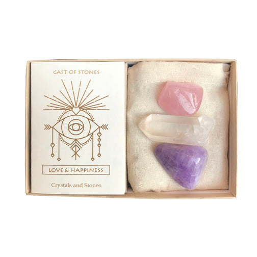 Love and Happiness Crystal Set