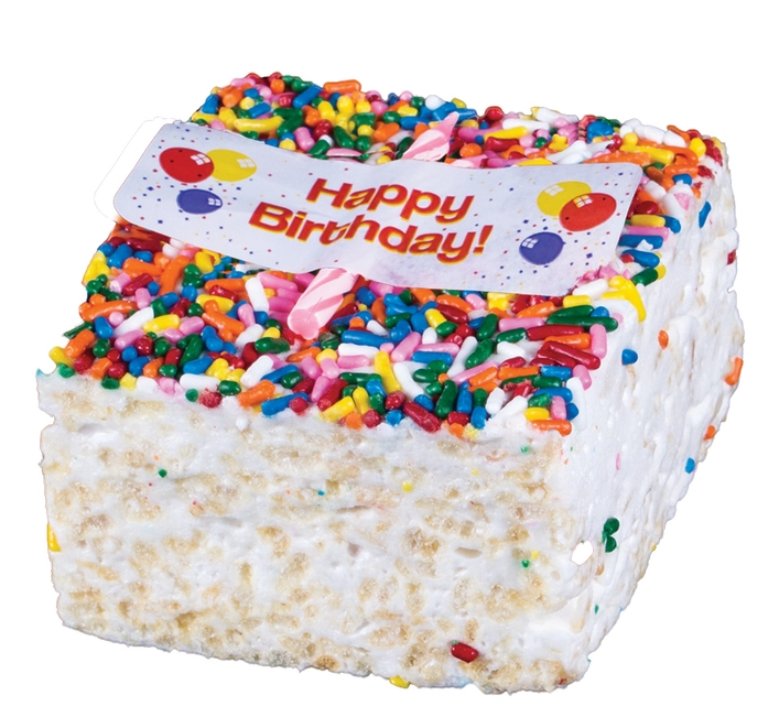 Rice Crispy Treat- Happy Birthday Candle