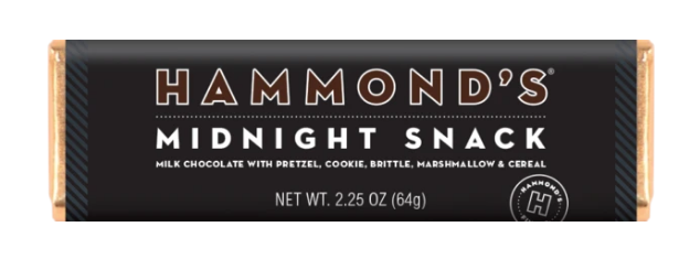 Midnight Snack Hammond's Candy Bar