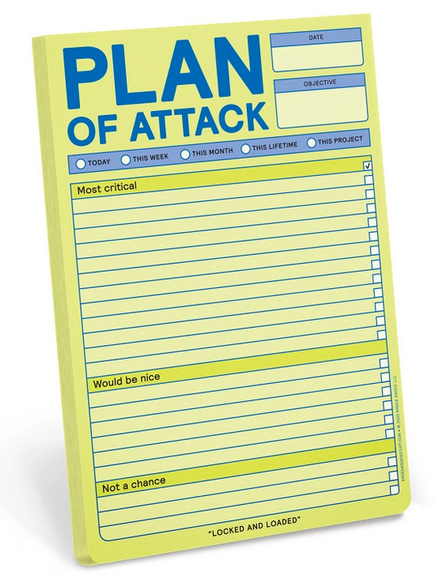 Plan of Attack Pad
