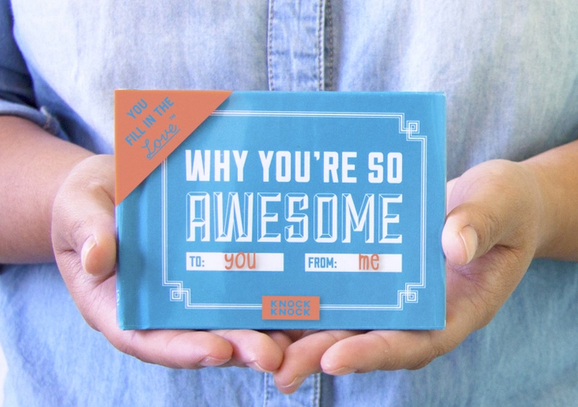 Why You're So Awesome Fill-In-The-Blank Gift Journal